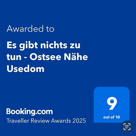 Es gibt nichts zu tun - Ostsee Nähe Usedom Spantekow Exterior foto